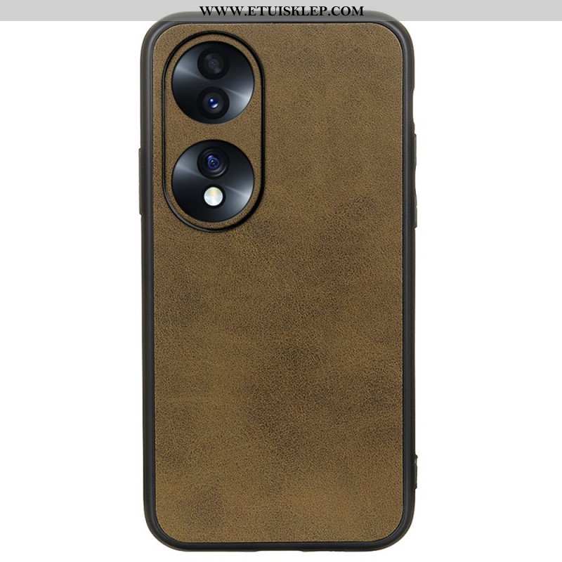 Etui do Honor 70 Teksturowana Sztuczna Skóra
